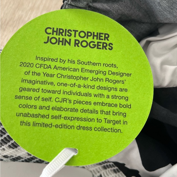 NWT Christopher John Rogers x Target Floral Puff Sleeve Midi Dress - Picture 6 of 7